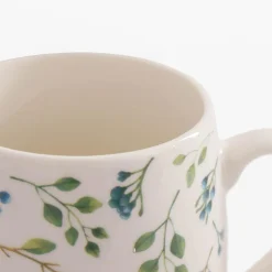 Outlet inny Kubek z porcelany w polne kwiaty 540 ml