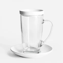inny Szklanki I Kubki^Kubek ze spodkiem i wieczkiem ALEX 400 ml