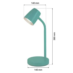 Dzieci LED-POL Lampki Biurkowe^Lampa biurkowa LED niebieska ORO VERO