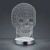 Lampy Stołowe^Lampa dekoracyjna LED czaszka SKULL