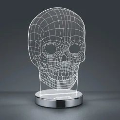 Lampy Stołowe^Lampa dekoracyjna LED czaszka SKULL