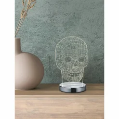Lampy Stołowe^Lampa dekoracyjna LED czaszka SKULL