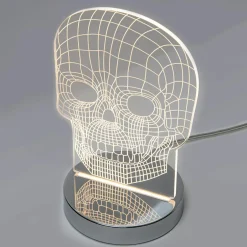 Lampy Stołowe^Lampa dekoracyjna LED czaszka SKULL