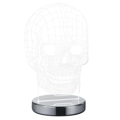 Lampy Stołowe^Lampa dekoracyjna LED czaszka SKULL