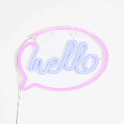 Zumaline Ozdoby Led|Dekoracje Led^Lampa dekoracyjna LED NEON HELLO