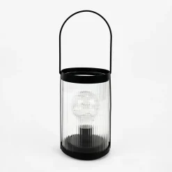 Zumaline Lampy Stołowe^Lampa dekoracyjna z uchwytem LED czarna 10,5x15,8 cm