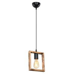 Discount Lampa drewniana wisząca ATRIA