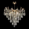 Clearance inny Lampa kryształowa sufitowa glamour złota fi 58 cm