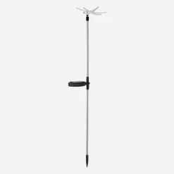 Zumaline Lampy Ogrodowe|Lampy Ogrodowe^Lampa outdoorowa solarna LED IP44 srebrna WAŻKA