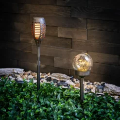 Online Zumaline Lampa outdoorowa solarna IP44 ciemnoszara 33 cm