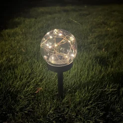 Online Zumaline Lampa outdoorowa solarna IP44 ciemnoszara 33 cm