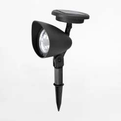 Zumaline Lampy Ogrodowe|Lampy Ogrodowe^Lampa outdoorowa solarna IP44 czarna 26 cm