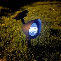 Zumaline Lampy Ogrodowe|Lampy Ogrodowe^Lampa outdoorowa solarna IP44 czarna 26 cm