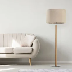 Hot TK Tomasz Krywult Lampa podłogowa abażur szary DEVA NATURE