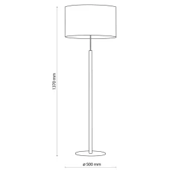 Hot TK Tomasz Krywult Lampa podłogowa abażur szary DEVA NATURE