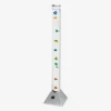 Hot Zumaline Lampa podłogowa dekoracyjna LED RGB USB srebrna AQUA 90 cm