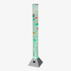 Hot Zumaline Lampa podłogowa dekoracyjna LED RGB USB srebrna AQUA 90 cm