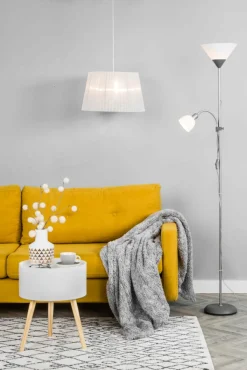 Sale PLATINET S.A. Lampa podłogowa E14 E27 podstawa szara