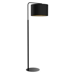 Hot Luminex Lampa podłogowa loftowa czarna ARDEN