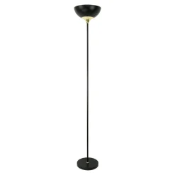 Zumaline Lampy Podłogowe^Lampa podłogowa loftowa czarno-złota SARDA