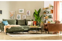 Outlet TK Tomasz Krywult Lampa podłogowa rattanowa czarna BOHO 145 cm