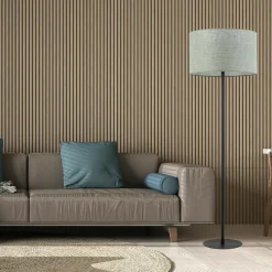 Outlet TK Tomasz Krywult Lampa podłogowa szarozielona EARTH