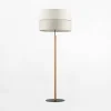 Discount TK Tomasz Krywult Lampa podłogowa z abażurem szary ECO