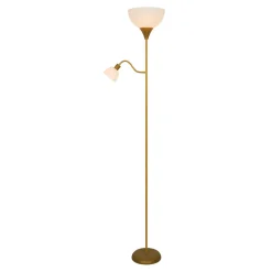 Lampy Podłogowe^Lampa podłogowa złota PESO