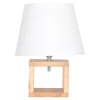 Online Zumaline Lampa stołowa bambus abażur biały 27,5 cm