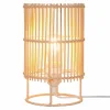 Outlet Zumaline Lampa stołowa bambusowa EDIN 15x25 cm