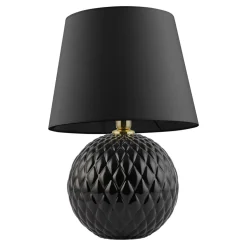 Online TK Tomasz Krywult Lampa stołowa czarna SANTANA