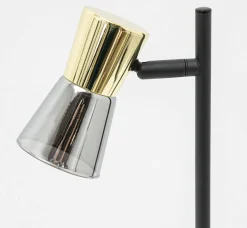 Best Zumaline Lampa stołowa czarno-złoty CENTO