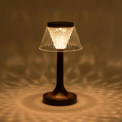 inny Lampy Ogrodowe|Lampy Ogrodowe^Lampa stołowa LED abażur USB 15x15x27,5 cm