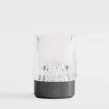Sale Zumaline Lampa stołowa LED IP44 czarna CRYSTAL