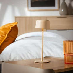 Best inny Lampa stołowa LED IP44 kremowa POCO