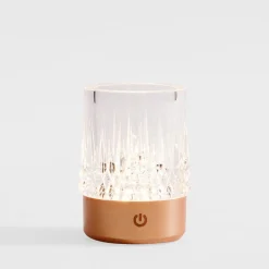 Zumaline Lampy Ogrodowe|Lampy Ogrodowe^Lampa stołowa LED IP44 różowe złoto CRYSTAL
