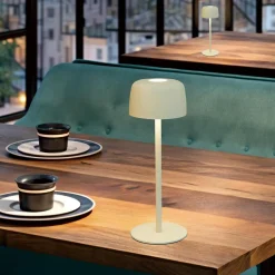 Outlet inny Lampa stołowa LED IP44 zielona POCO
