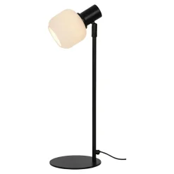 Zumaline Lampy Stołowe^Lampa stołowa regulowany klosz czarna STEM