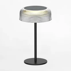 Zumaline Lampy Ogrodowe|Lampy Ogrodowe^Lampa stołowa solarna czarna BLUET