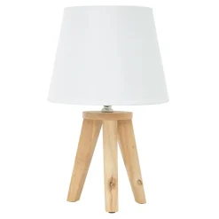 Hot Lampa stołowa trójnóg biały abażur 31 cm