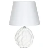 Sale Zumaline Lampa stołowa z abażurem biała 31,5 cm