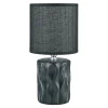 Discount Zumaline Lampa stołowa z abażurem czarna 27 cm