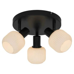 Zumaline Wszystkie Lampy Sufitowe^Lampa sufitowa 3 reflektory czarny STEM
