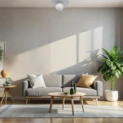 Best Luminex Lampa sufitowa biała FLAT