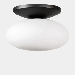 domiluce Wszystkie Lampy Sufitowe^Lampa sufitowa biało-czarna UFO 40 cm