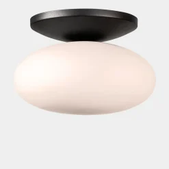 domiluce Wszystkie Lampy Sufitowe^Lampa sufitowa biało-czarna UFO 40 cm