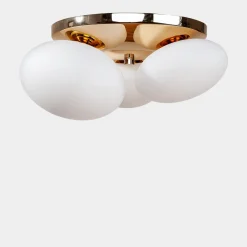 domiluce Wszystkie Lampy Sufitowe^Lampa sufitowa biało-złota UFO 34x37 cm