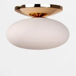 Outlet domiluce Lampa sufitowa biało-złoty UFO 40 cm