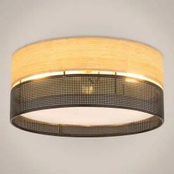 Discount TK Tomasz Krywult Lampa sufitowa boho z abażurem NICOL