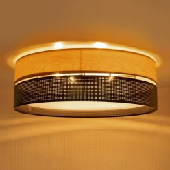 Discount TK Tomasz Krywult Lampa sufitowa boho z abażurem NICOL